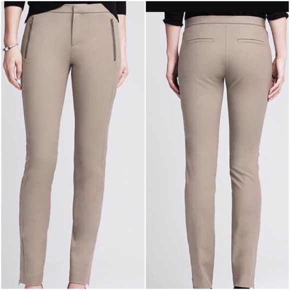 BANANA REPUBLIC Addison Fit Ankle Zip Pants - Picture 5 of 6